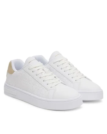 Pantofi sport dama  alb, piele ecologica
