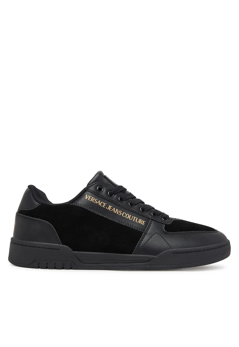 Pantofi barbati,  sneakers, piele naturala, negru
