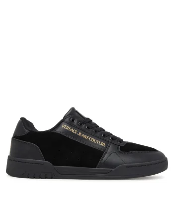 Pantofi barbati,  sneakers, piele naturala, negru