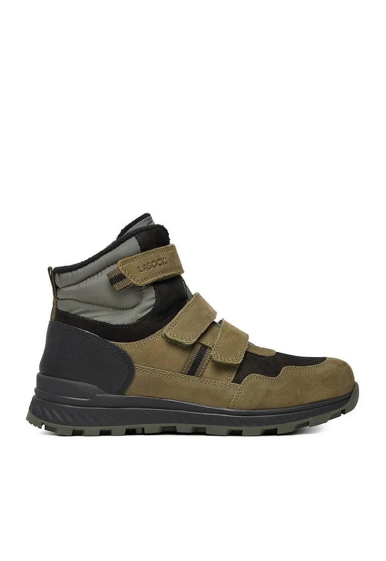 Ghete sport baieti  piele naturala, multicolor