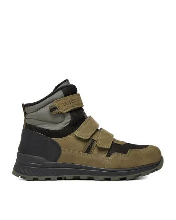 Ghete sport baieti  piele naturala, multicolor