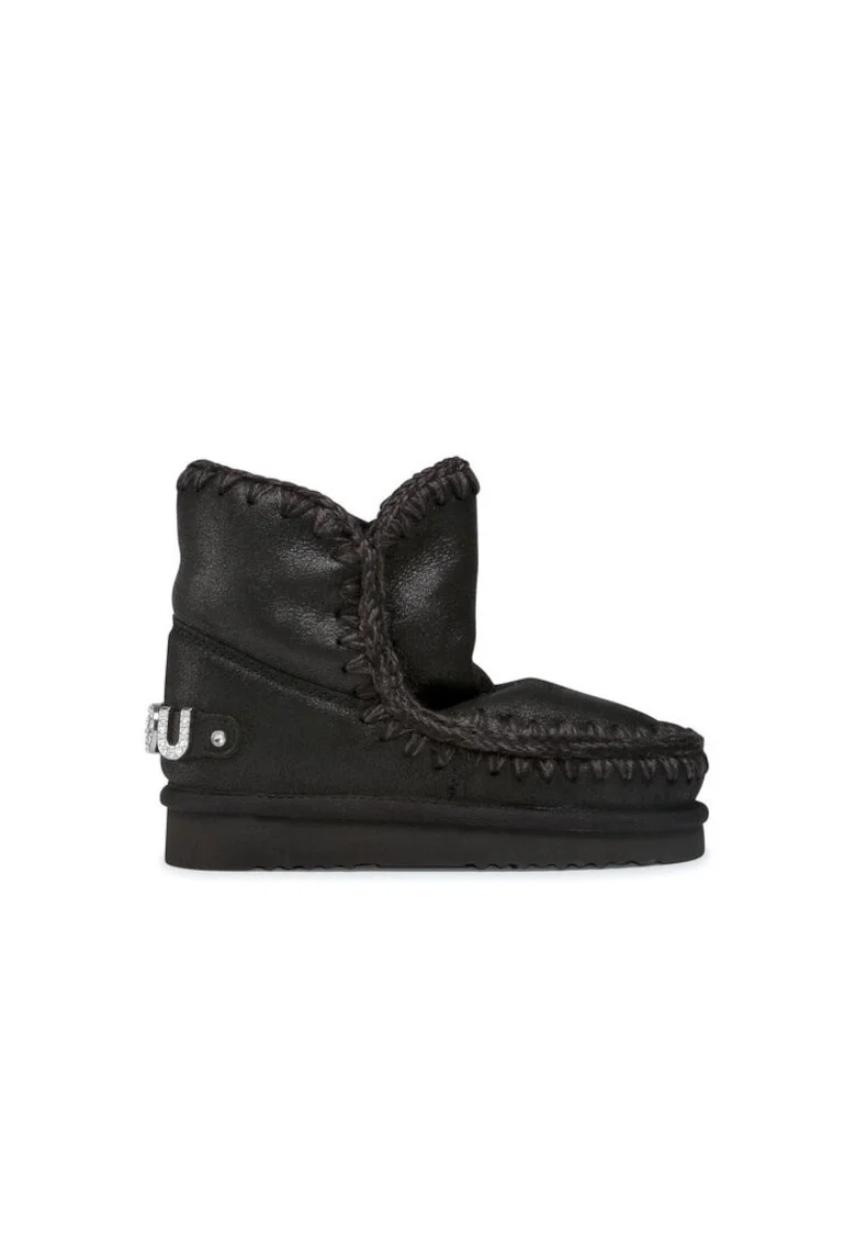 Cizme sport fete,  piele naturala, negru