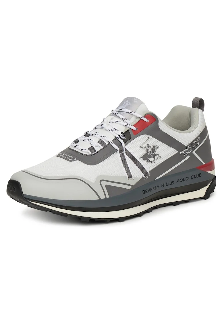 Pantofi sport barbati,  alergare, gri, textil