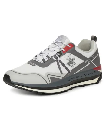 Pantofi sport barbati,  alergare, gri, textil