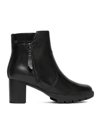Botine dama,  CEO-WB-LETICIA-01, piele naturala, negru,
