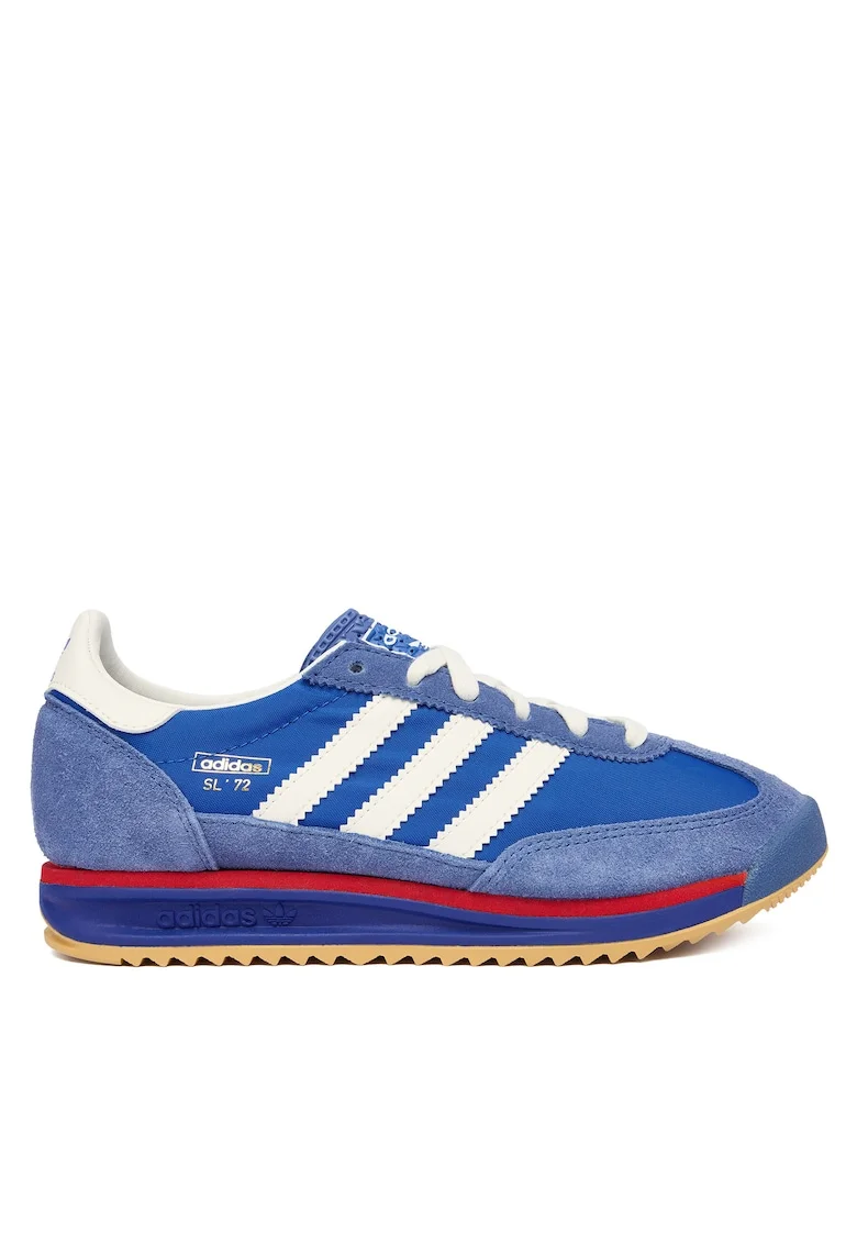 i copii, adidas, SL 72 RS J, albastru/alb, piele naturala