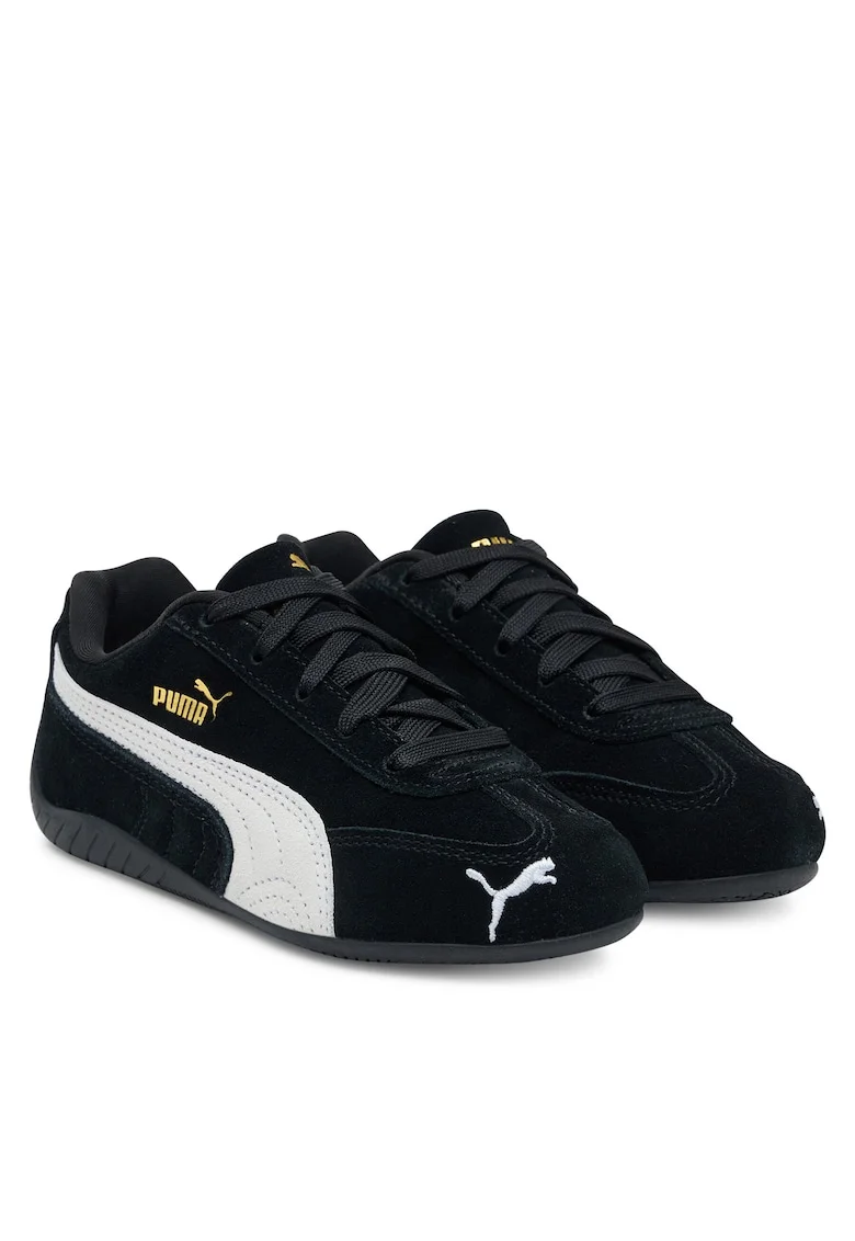 Pantofi sport copii,  Speedcat Og Ps, negru/alb, piele naturala,