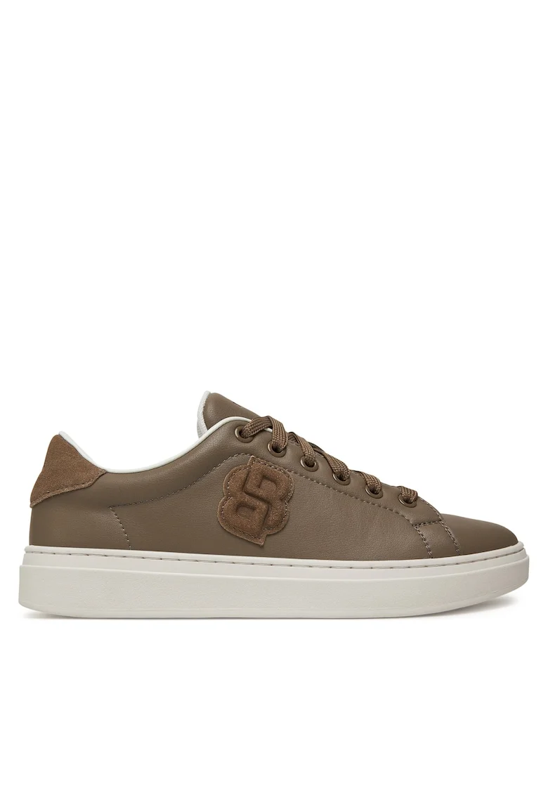 Pantofi sport dama  Open Brown 247, piele naturala, maro,