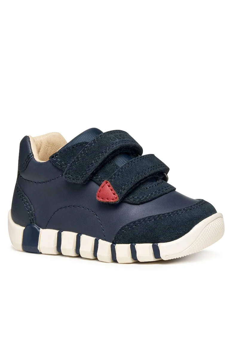 Ghete sport copii,  B Iupidoo, piele naturala, bluemarin