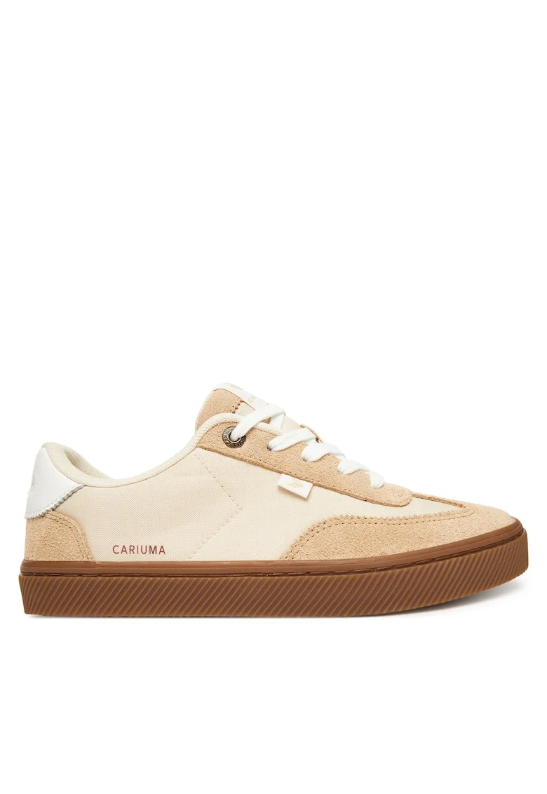 Pantofi sport dama,  Light Cream, piele naturala,