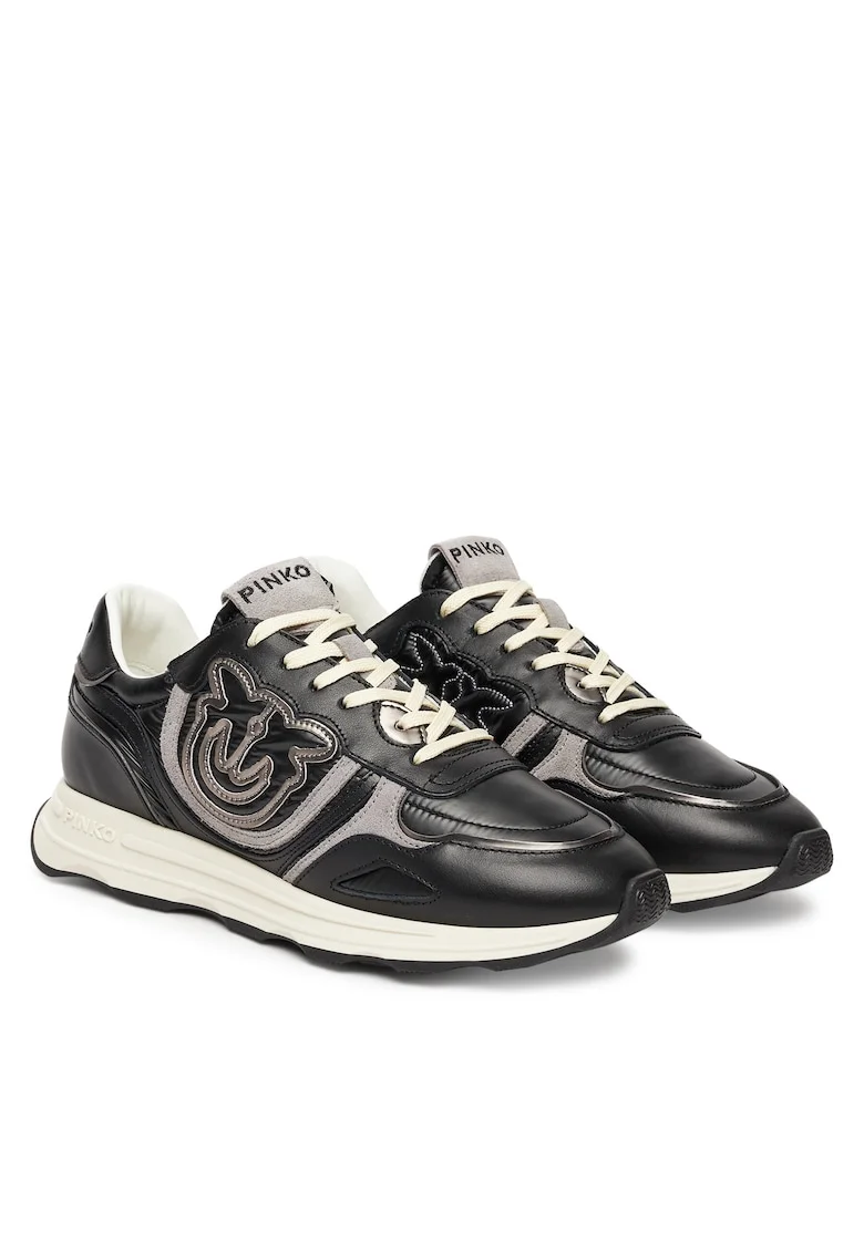 Pantofi sport dama,  Black Z99 Zoe 01 SS0087P023, piele naturala, negru