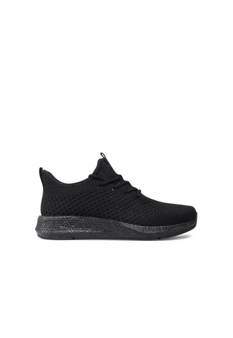 Pantofi sport dama,  textil, negri