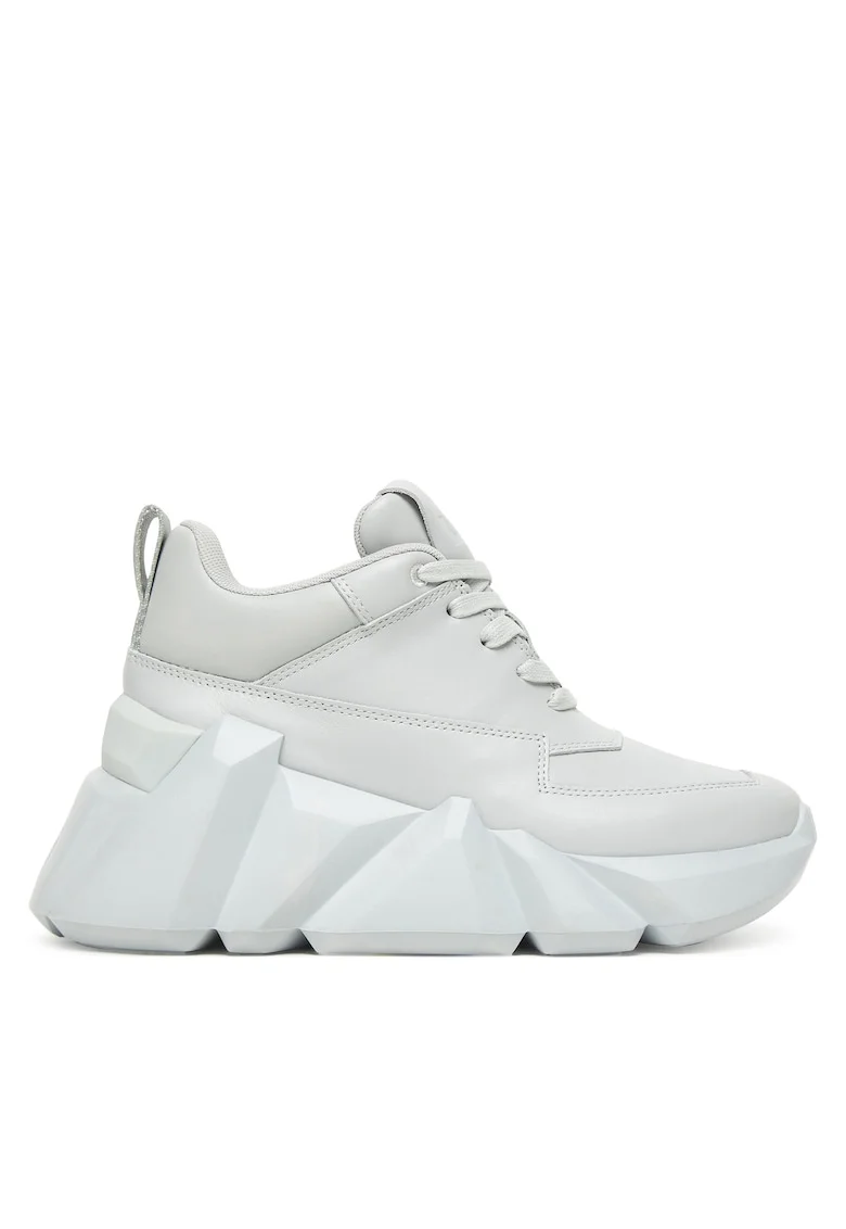 Pantofi sport dama,  piele naturala, alb