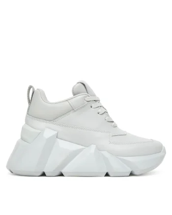 Pantofi sport dama,  piele naturala, alb
