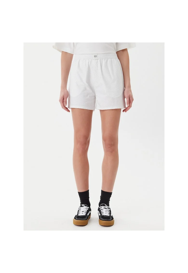 Pantaloni scurti sport dama  alb, sportivi