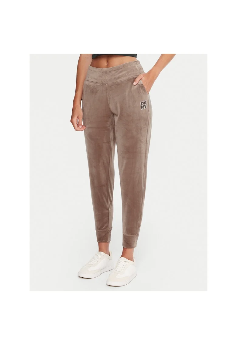 Pantaloni sport dama  bej, trening,