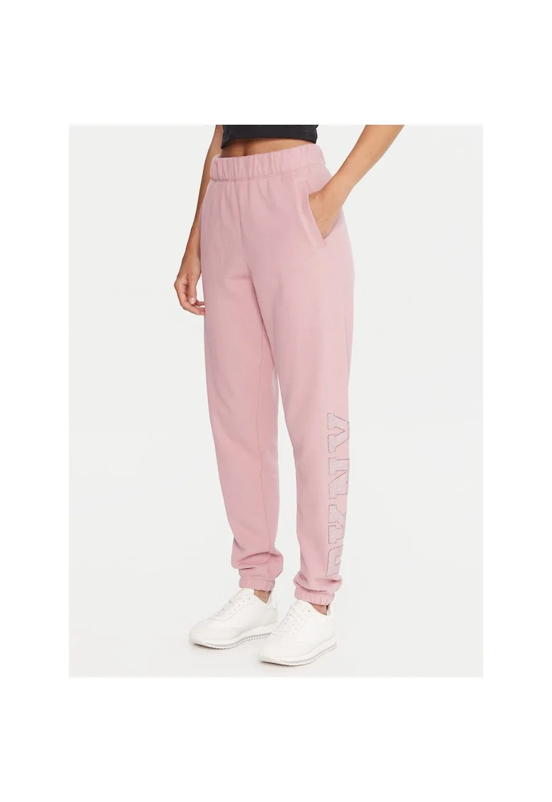 Pantaloni sport dama  roz, trening