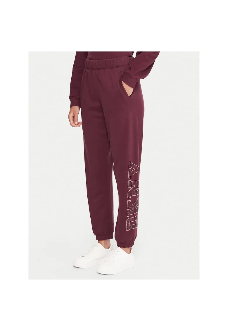 Pantaloni sport dama,  culoare bordo, material confortabil