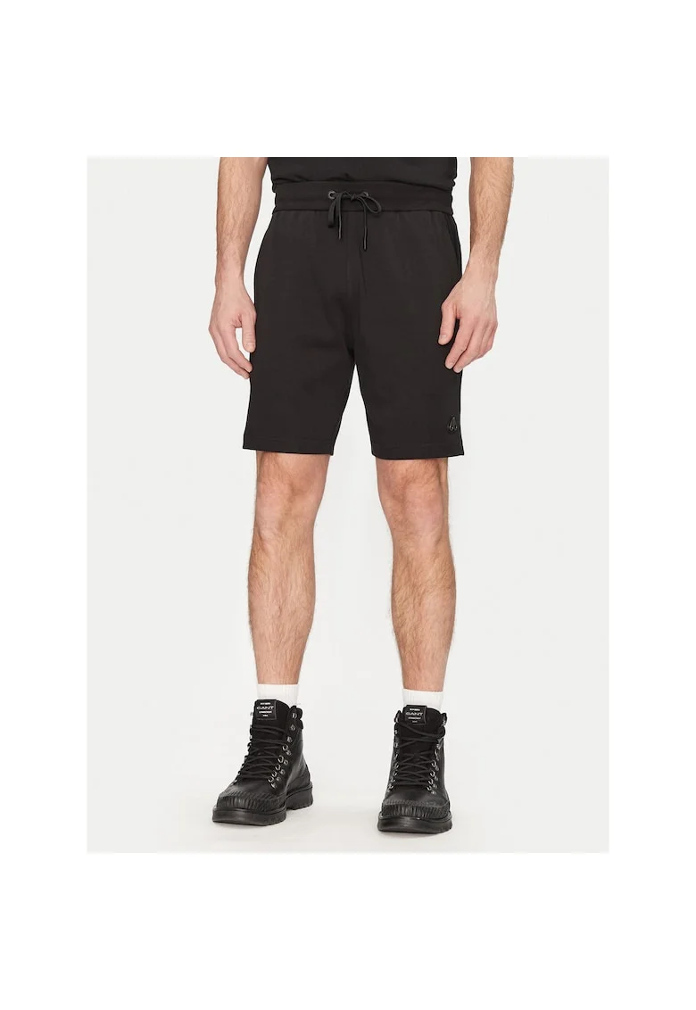 Pantaloni sport barbati  negru, scurti