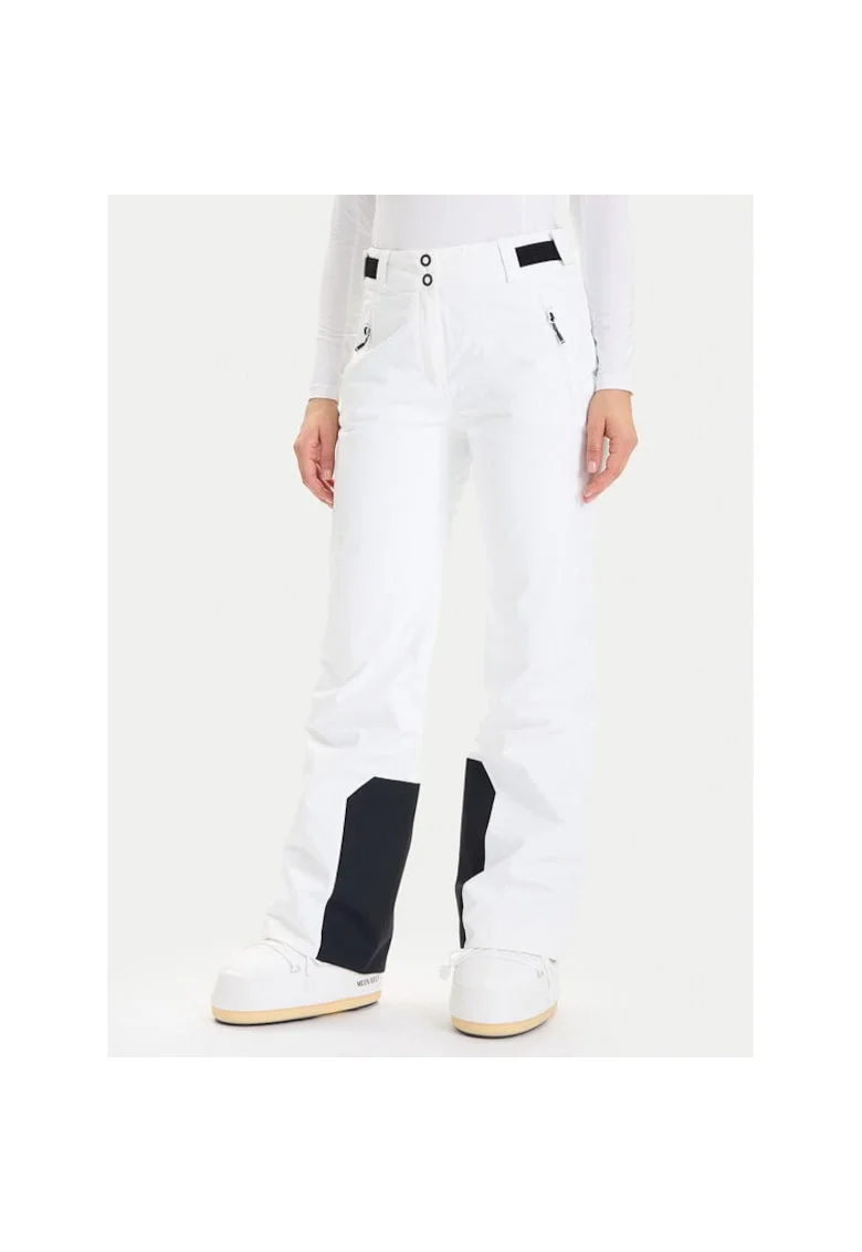Pantaloni sport dama  alb, schi