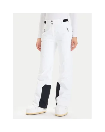 Pantaloni sport dama  alb, schi