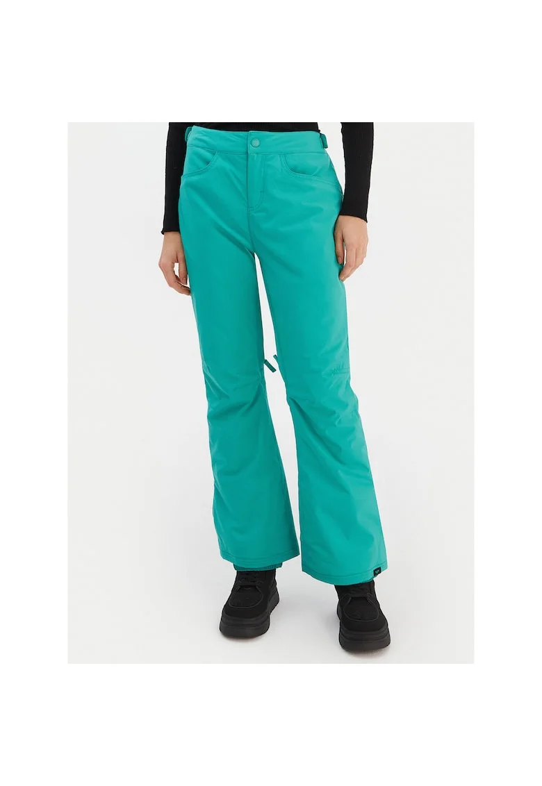 Pantaloni sport dama  snowboard, verde