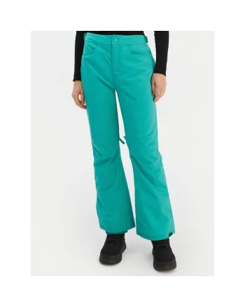 Pantaloni sport dama  snowboard, verde