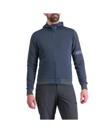 Hanorac ciclism barbati  Giara FW 2023 Bleumarin, Negru