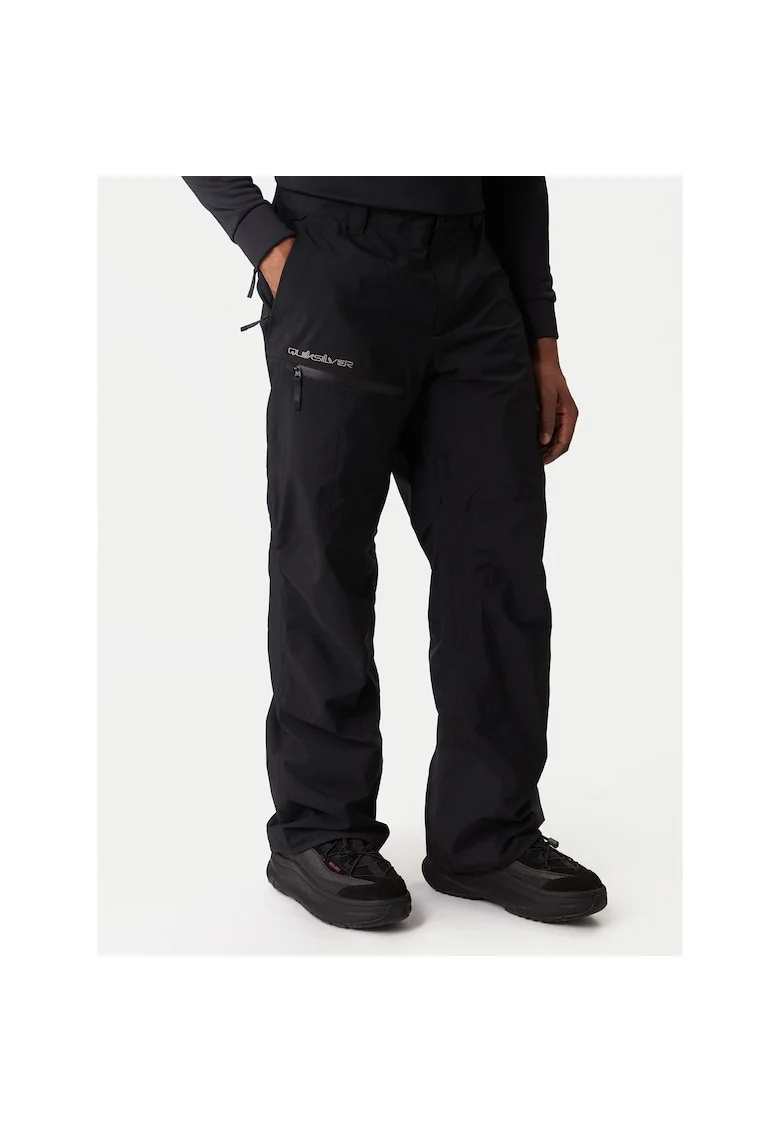 Pantaloni sport barbati  de snowboard, negru
