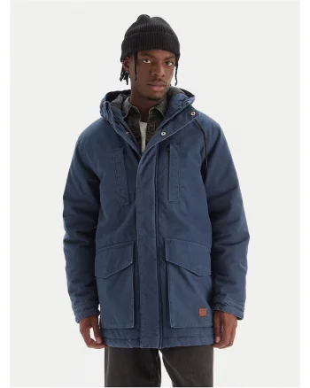 Geaca barbati  parka, bleumarin, material rezistent