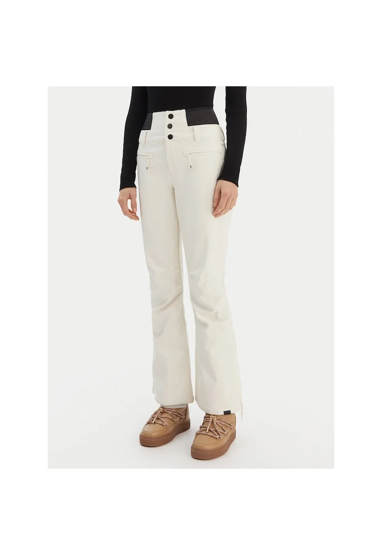 Pantaloni sport dama  alb, snowboard