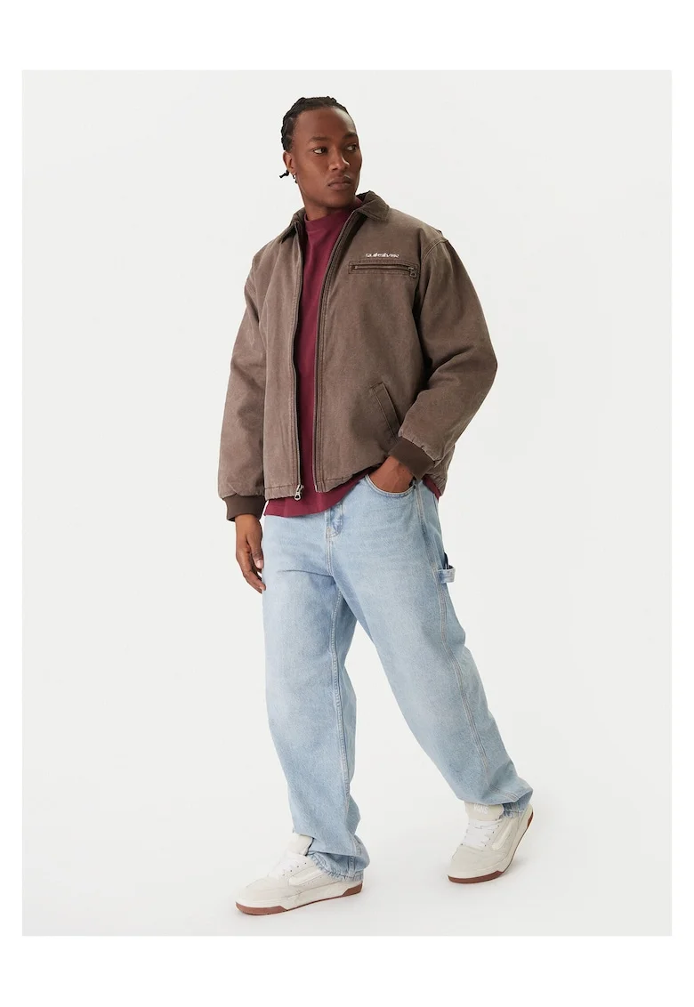 Geaca de blugi barbati  maro, denim
