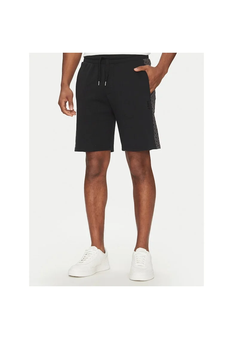 Pantaloni sport barbati  negru, material respirabil