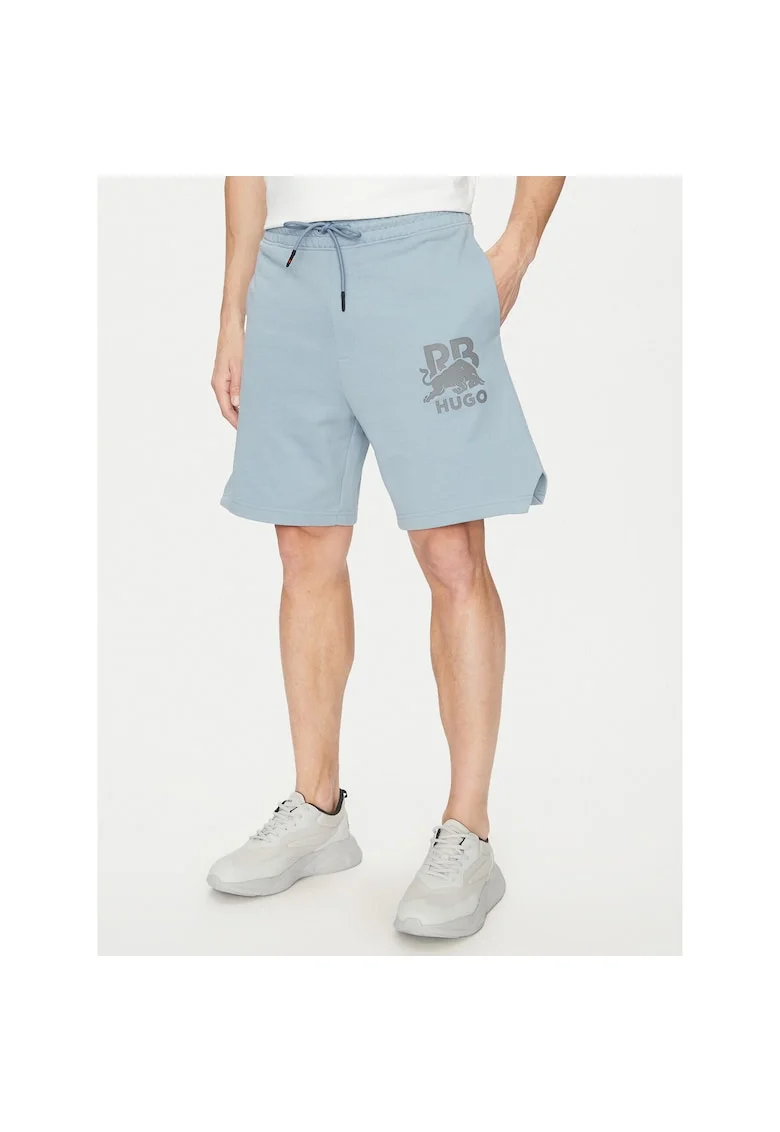 Pantaloni sport barbati  albastru, respirabili