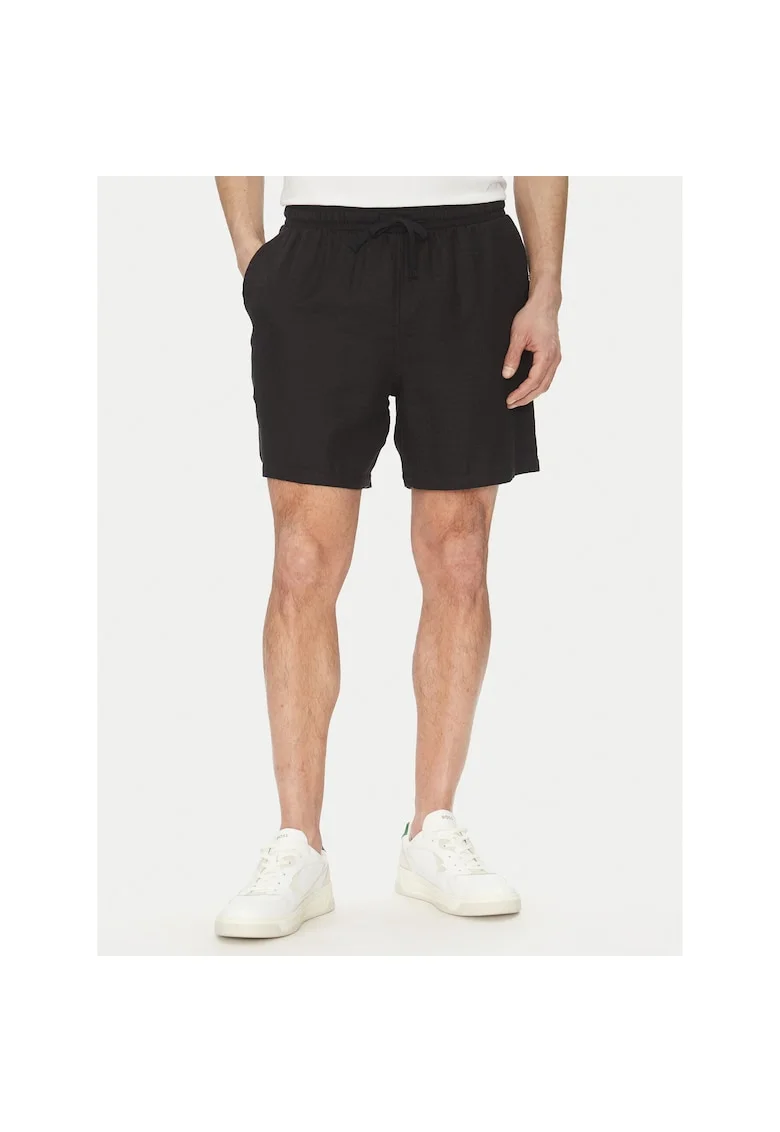 Pantaloni sport barbati  negru, scurti
