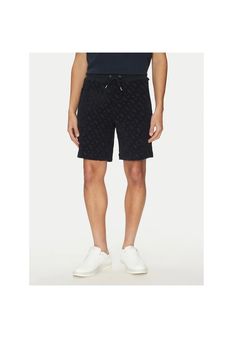Pantaloni sport barbati  bleumarin cu print