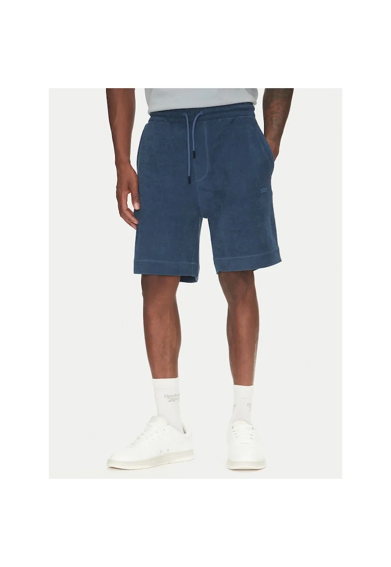 Pantaloni sport barbati  albastru inchis, material respirabil