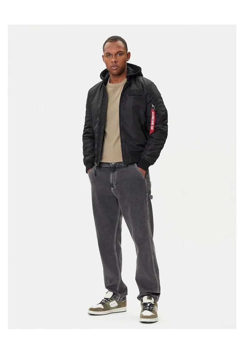 Geaca bomber barbati  negru
