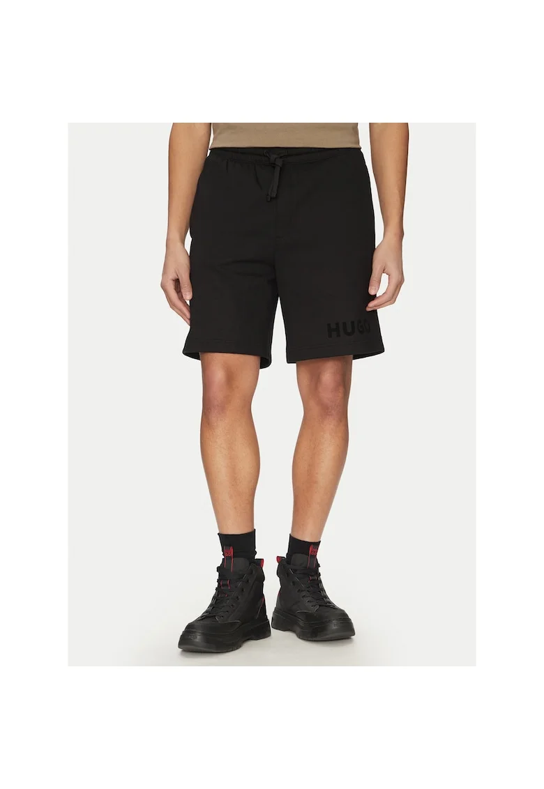 Pantaloni sport barbati  negru, tip scurti