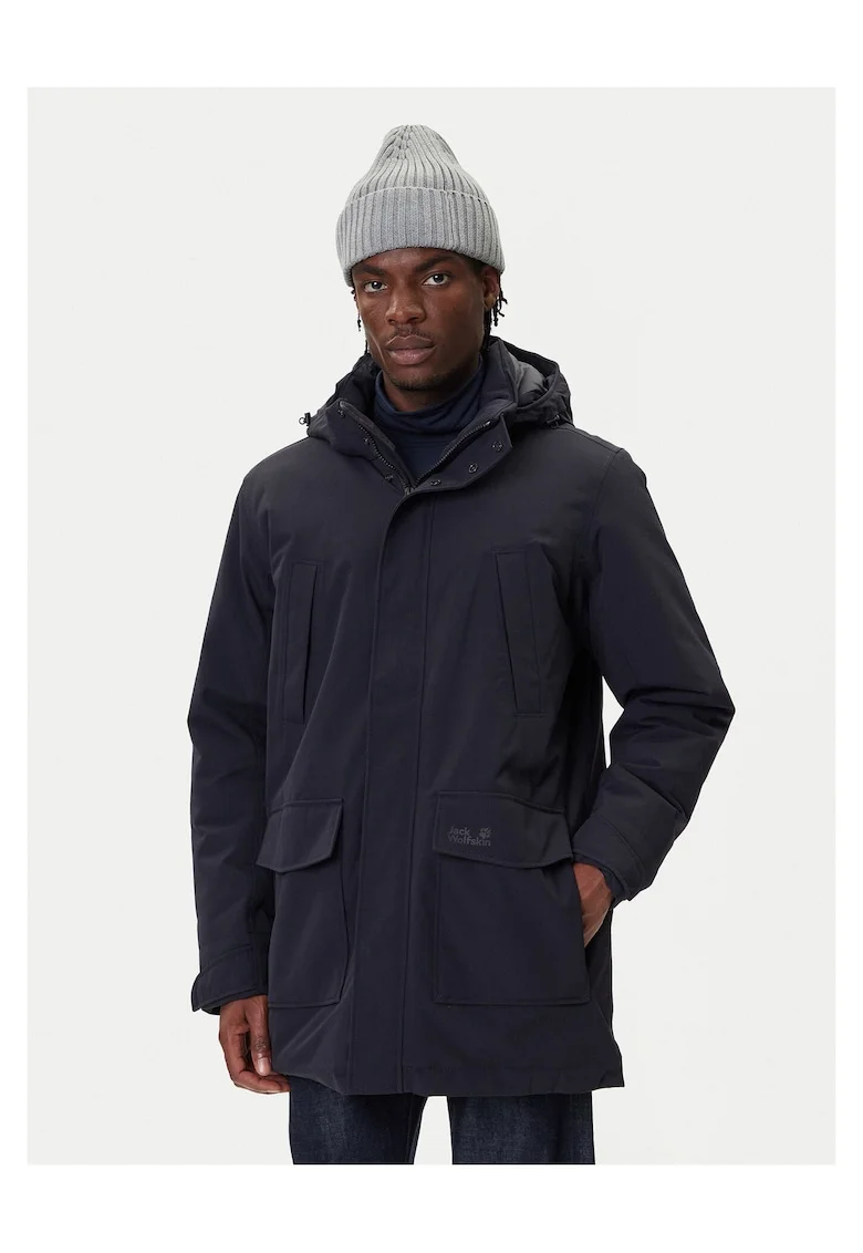 Geaca barbati  bleumarin, parka,