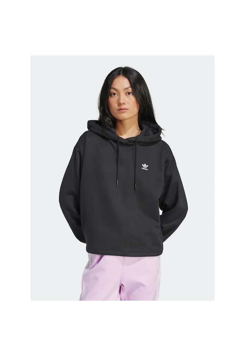 Hanorac sport dama,  negru, cu gluga
