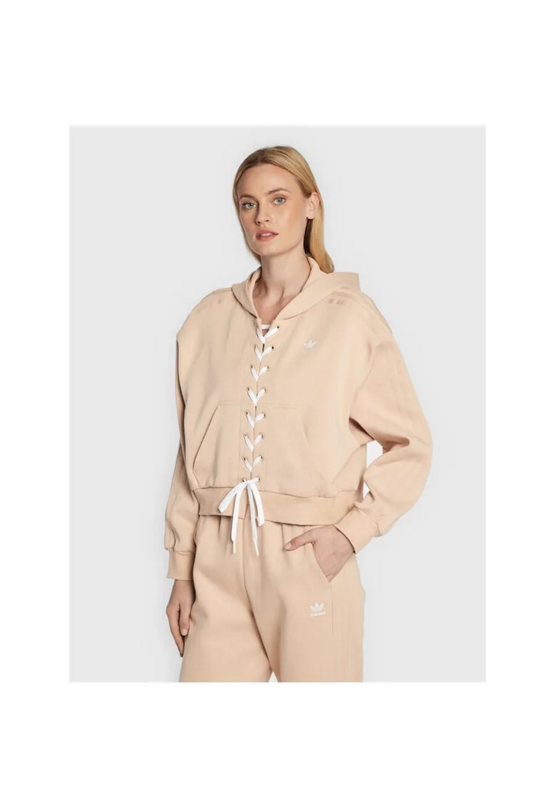 Hanorac sport dama,  bej,
