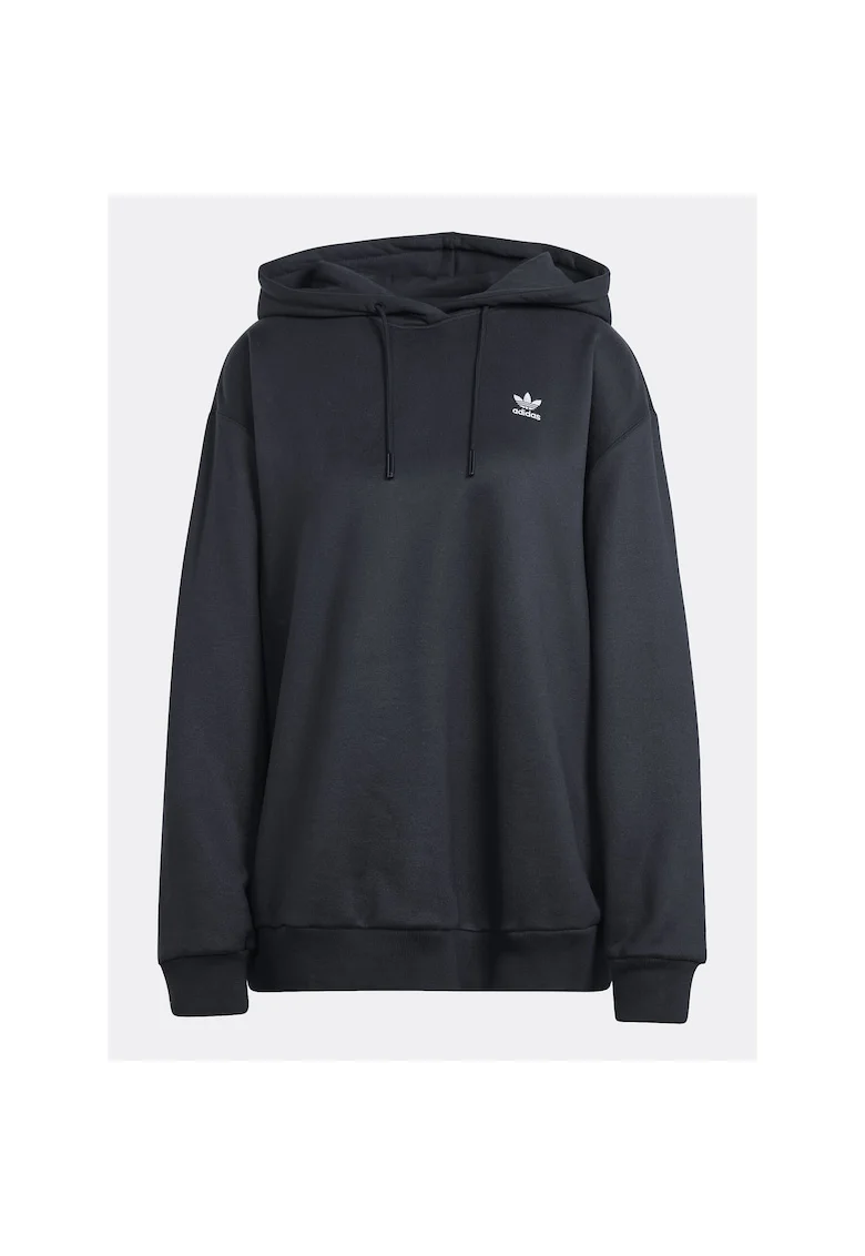 Hanorac sport dama,  negru, cu logo