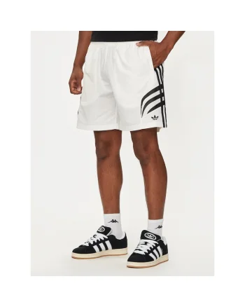 Pantaloni sport barbati  scurti, alb