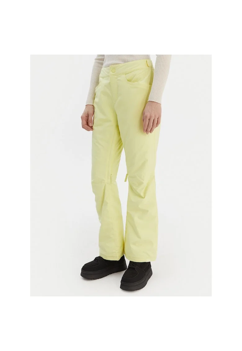Pantaloni sport dama  galben, snowboard