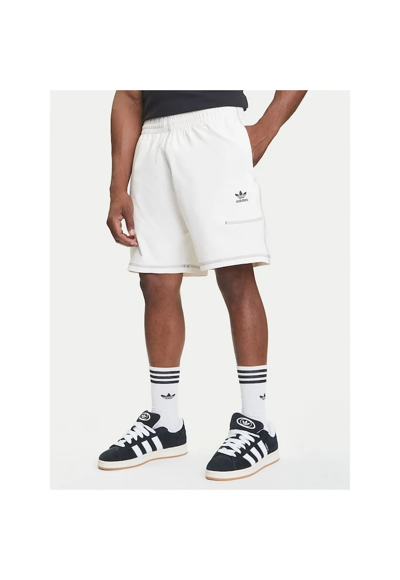 Pantaloni sport barbati  ecru, scurti