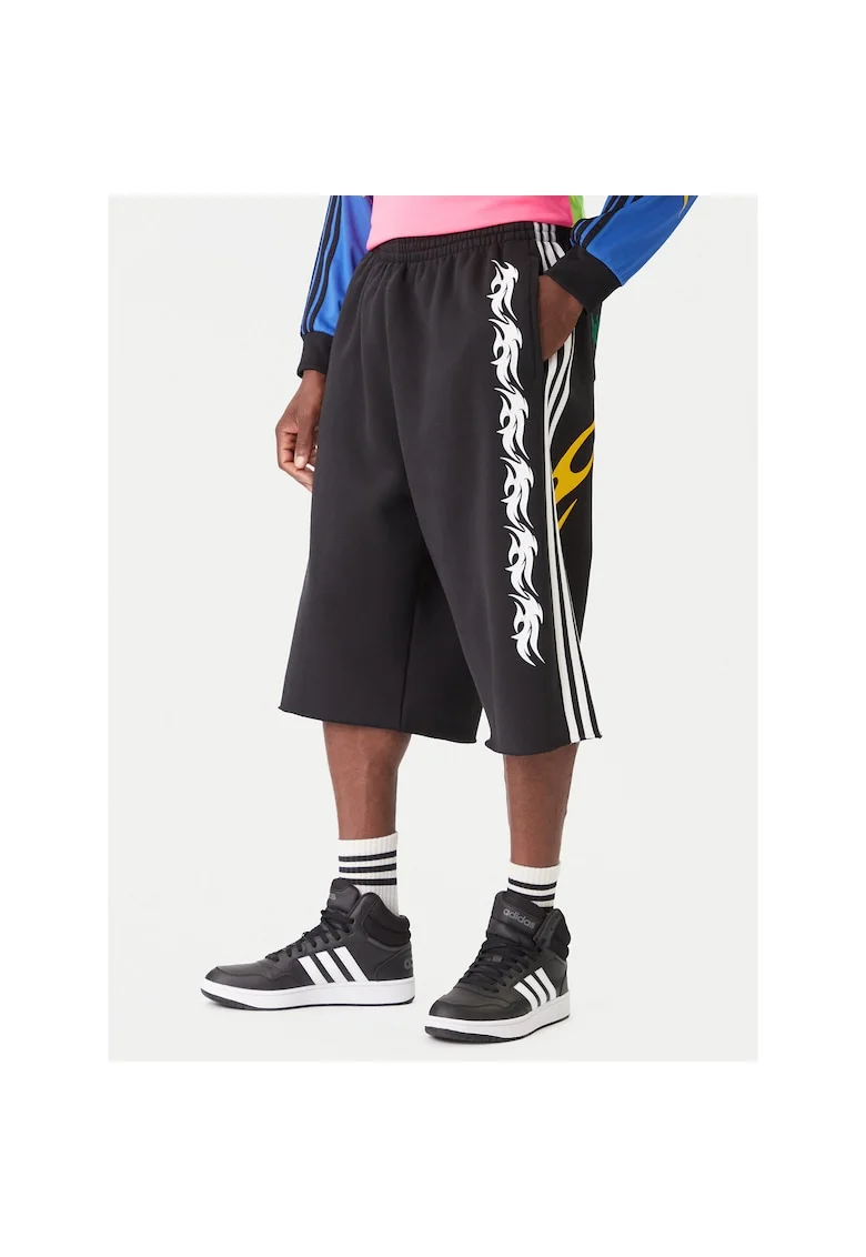 Pantaloni sport scurti barbati  negru