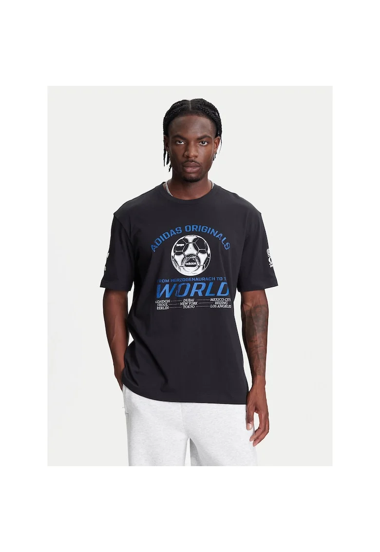 Tricou sport pentru barbati  negru, bumbac