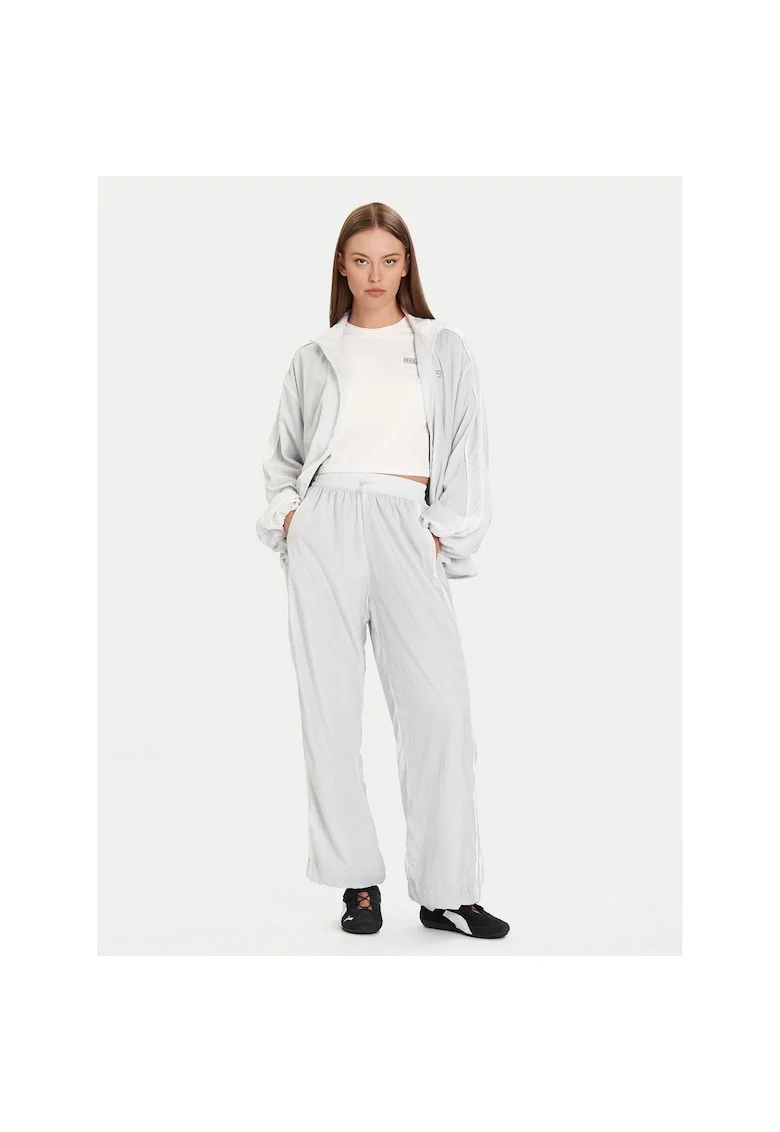 Pantaloni sport dama  argintiu, trening