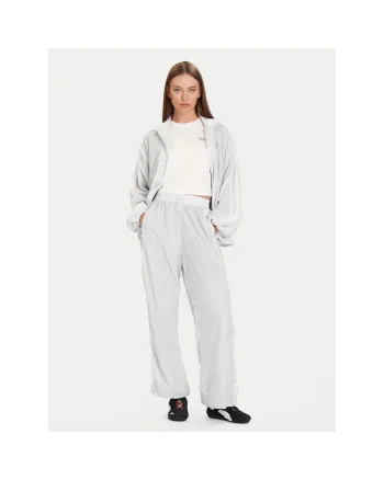 Pantaloni sport dama  argintiu, trening